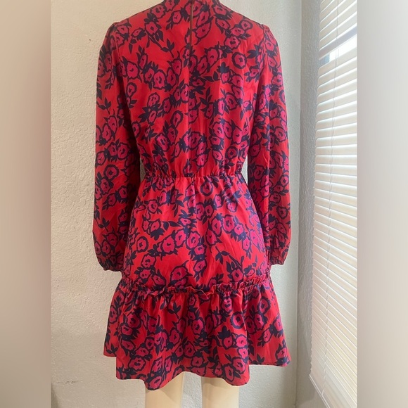 SUGAR-LIPS Mira Mar Floral Balloon Sleeve Dress M style number STD12970A - Picture 12 of 15